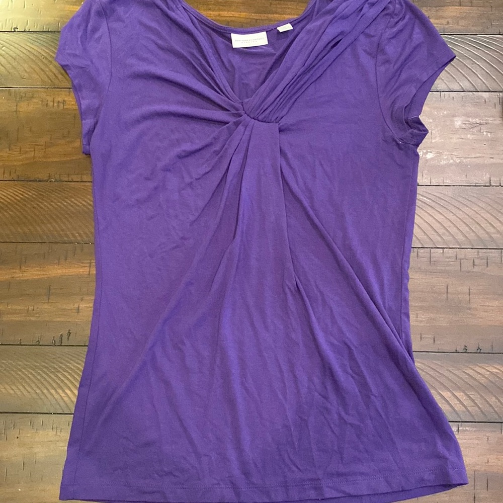 New York and company purple top size medium